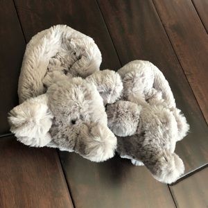 Pottery Barn Elephant Slippers - New